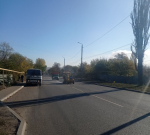 В связи с выявленным аварийно-опасным участком, на автодороге 43К-04 Михайловка – Алчевск – Брянка – Стаханов – Первомайск – Золотое, в городе Брянка по улице Московская, по запросу ГИБДД, было принято решение о замене прерывистой линии разметки на