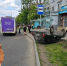 В Луганске проводят проверку по ДТП с приземлившимся на остановке автомобилем - Bloknot-Lugansk.Ru