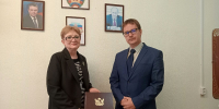 Представитель Воронежского государственного университета посетил Министерство природных ресурсов и экологии Луганской Народной Республики - Минприроды ЛНР