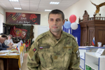 В Антраците ветеран СВО Юрий Чередниченко принял участие в голосовании, сделав свой выбор